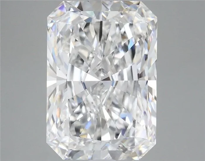 5.10 Carat Radiant Shaped, Ideal Cut, E Color, VVS2 Clarity, IGI Certified Lab Grown Diamond