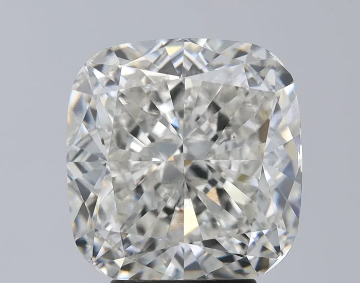5.12 Carat Cushion Shaped, Ideal Cut, I Color, VS1 Clarity, GIA Certified Lab Grown Diamond