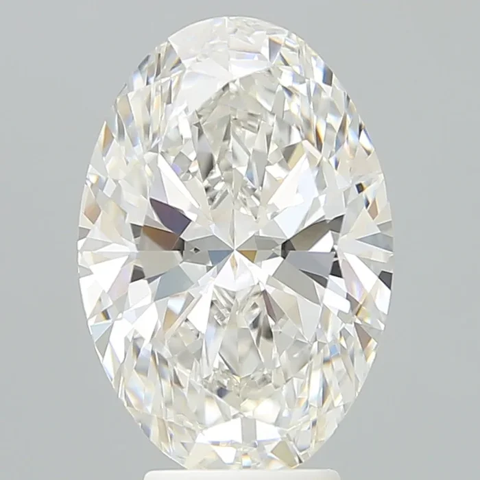 5.15 Carat Oval Shaped, Very Good Cut, F Color, VVS2 Clarity, IGI Certified Lab Grown Diamond
