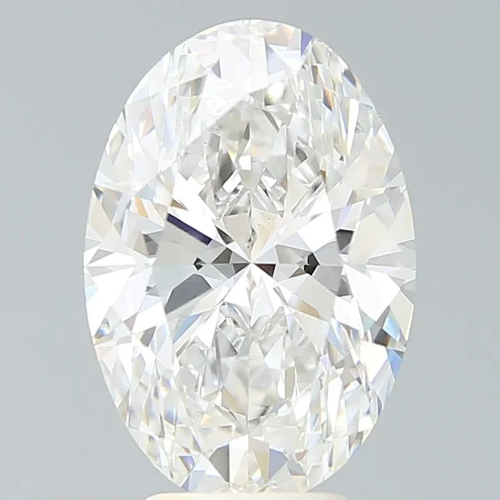 5.19 Carat Oval Shaped, Very Good Cut, F Color, VS1 Clarity, IGI Certified Lab Grown Diamond