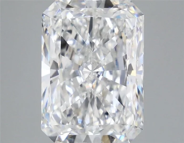 5.20 Carat Radiant Shaped, Ideal Cut, E Color, VVS2 Clarity, IGI Certified Lab Grown Diamond