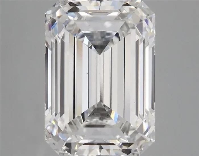 5.22 Carat Emerald Shaped, Ideal Cut, E Color, VS1 Clarity, IGI Certified Lab Grown Diamond