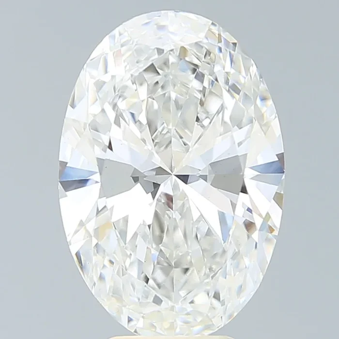 5.27 Carat Oval Shaped, Very Good Cut, F Color, VS1 Clarity, IGI Certified Lab Grown Diamond