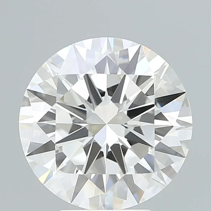 5.29 Carat Round Shaped, Excellent Cut, G Color, VVS2 Clarity, IGI Certified Lab Grown Diamond