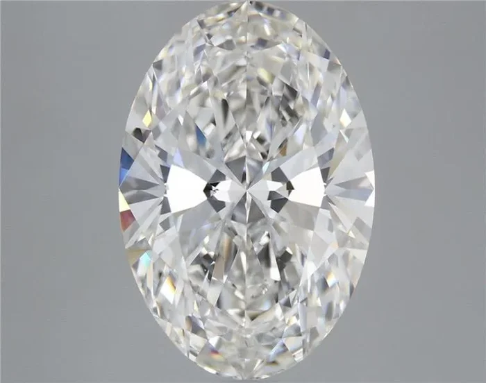 5.33 Carat Oval Shaped, Ideal Cut, F Color, VS1 Clarity, IGI Certified Lab Grown Diamond
