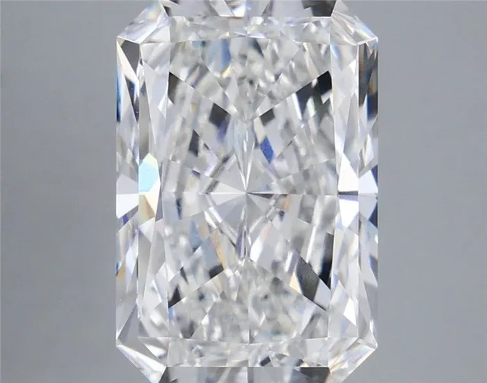 5.33 Carat Radiant Shaped, Ideal Cut, E Color, VS1 Clarity, IGI Certified Lab Grown Diamond