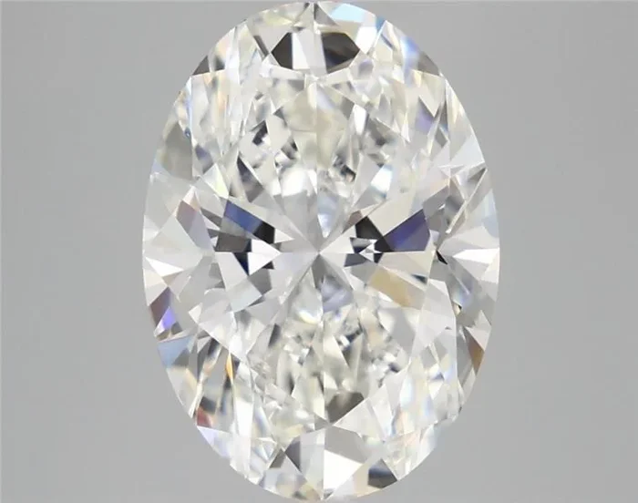 5.34 Carat Oval Shaped, Excellent Cut, F Color, VVS2 Clarity, IGI Certified Lab Grown Diamond