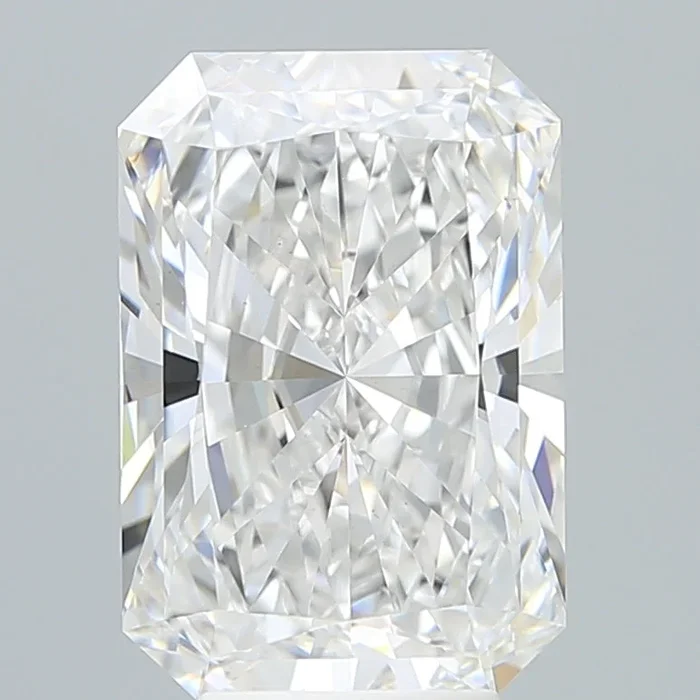 5.39 Carat Radiant Shaped, Very Good Cut, E Color, VS1 Clarity, IGI Certified Lab Grown Diamond