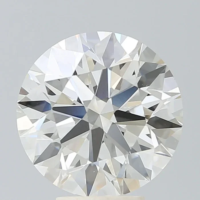 5.41 Carat Round Shaped, Ideal Cut, G Color, VVS2 Clarity, IGI Certified Lab Grown Diamond