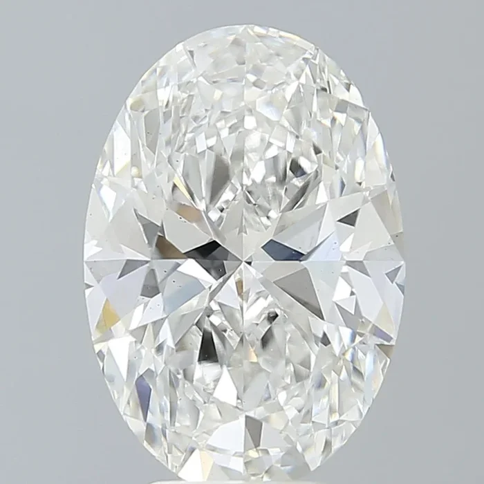 5.53 Carat Oval Shaped, Very Good Cut, G Color, VS2 Clarity, IGI Certified Lab Grown Diamond