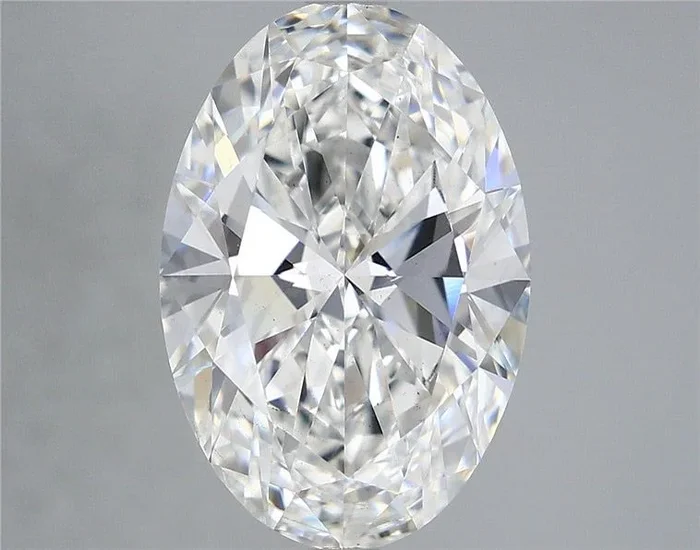 5.55 Carat Oval Shaped, Ideal Cut, F Color, VS2 Clarity, IGI Certified Lab Grown Diamond