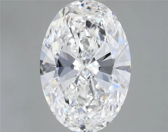 5.56 Carat Oval Shaped, Excellent Cut, E Color, VVS2 Clarity, IGI Certified Lab Grown Diamond