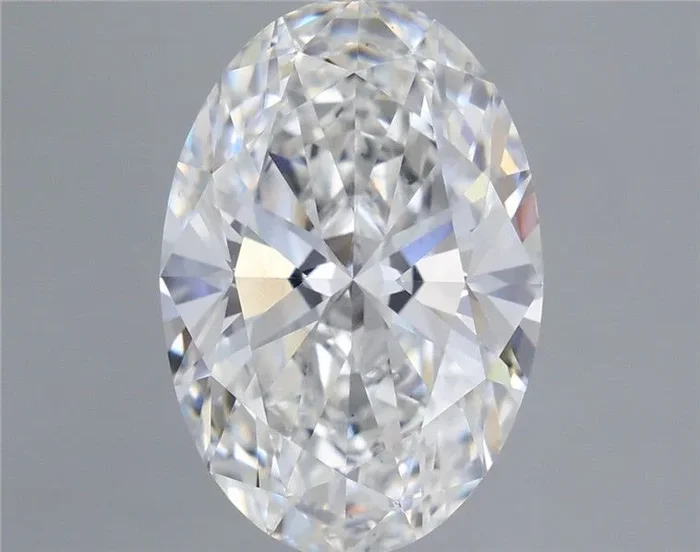 5.57 Carat Oval Shaped, Ideal Cut, E Color, VS2 Clarity, IGI Certified Lab Grown Diamond