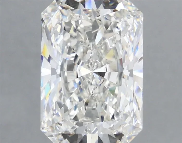 5.58 Carat Radiant Shaped, Ideal Cut, F Color, VS1 Clarity, IGI Certified Lab Grown Diamond