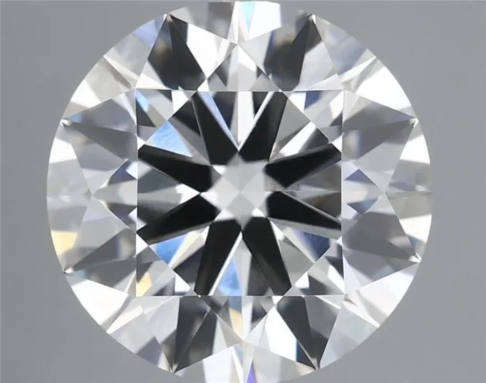5.58 Carat Round Shaped, Ideal Cut, F Color, VS1 Clarity, IGI Certified Lab Grown Diamond