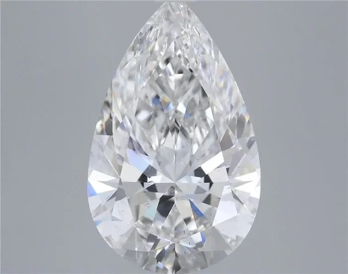 5.74 Carat Pear Shaped, Ideal Cut, E Color, VS2 Clarity, IGI Certified Lab Grown Diamond