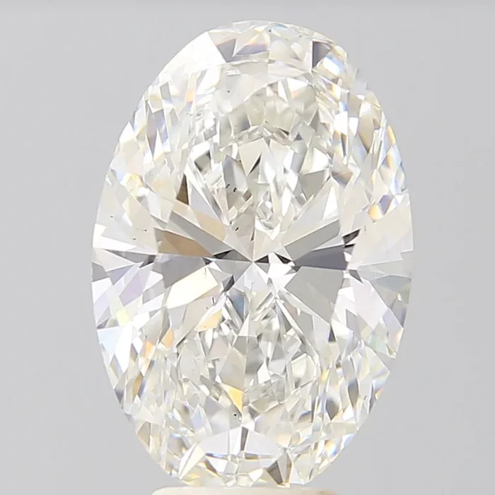 5.76 Carat Oval Shaped, Very Good Cut, F Color, VS2 Clarity, IGI Certified Lab Grown Diamond