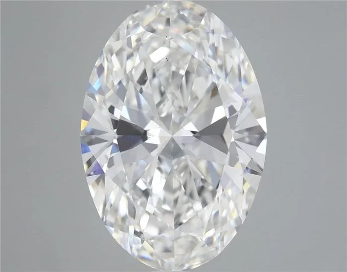 5.92 Carat Oval Shaped, Ideal Cut, F Color, VS2 Clarity, IGI Certified Lab Grown Diamond