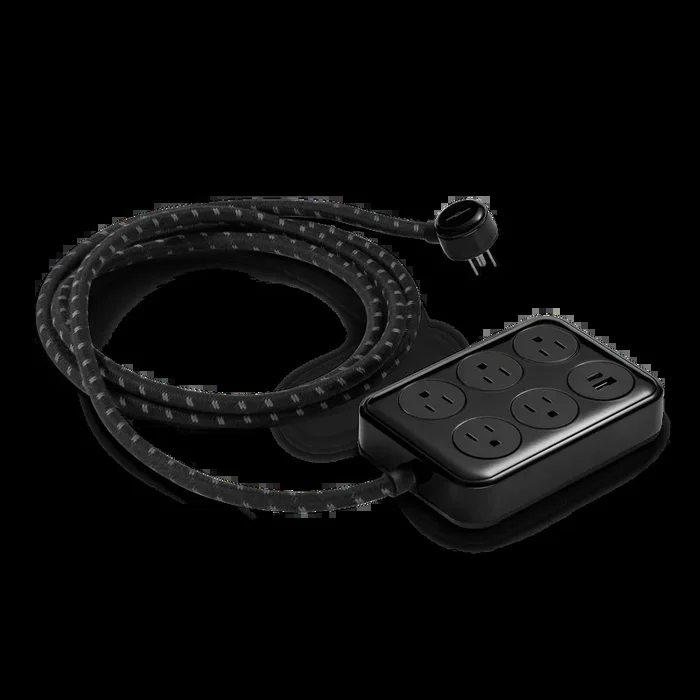 5 Port Power Supply – Black