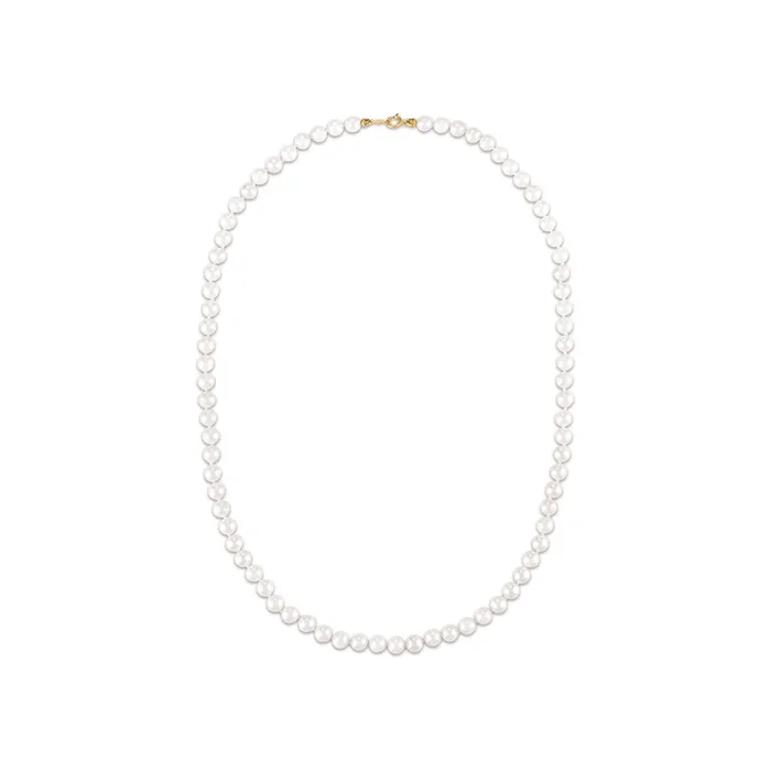 5MM Akoya Pearl 18-inch Necklace in 14KT Yellow Gold