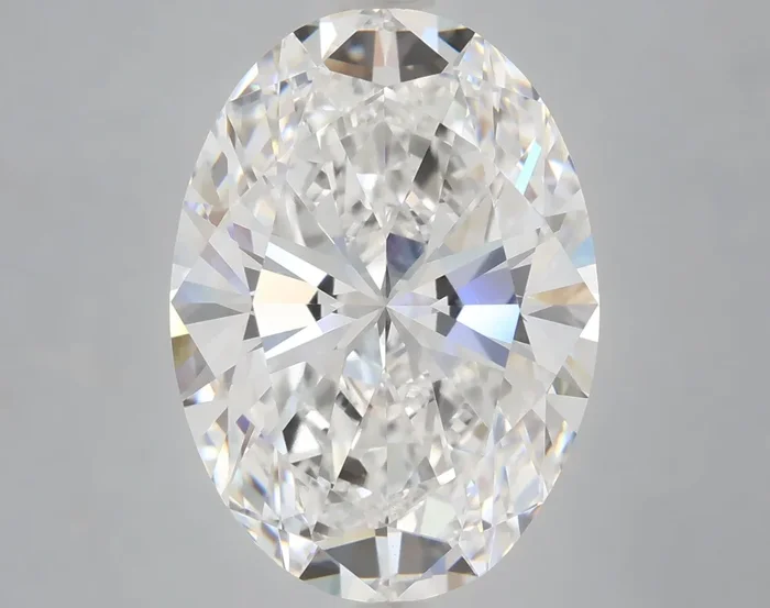 6.01 Carat Oval Shaped, Ideal Cut, D Color, VS1 Clarity, IGI Certified Lab Grown Diamond