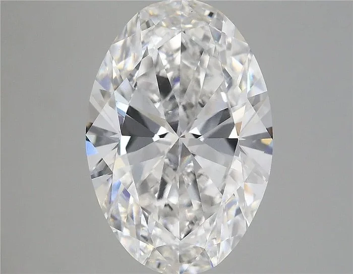 6.01 Carat Oval Shaped, Ideal Cut, F Color, VVS2 Clarity, IGI Certified Lab Grown Diamond
