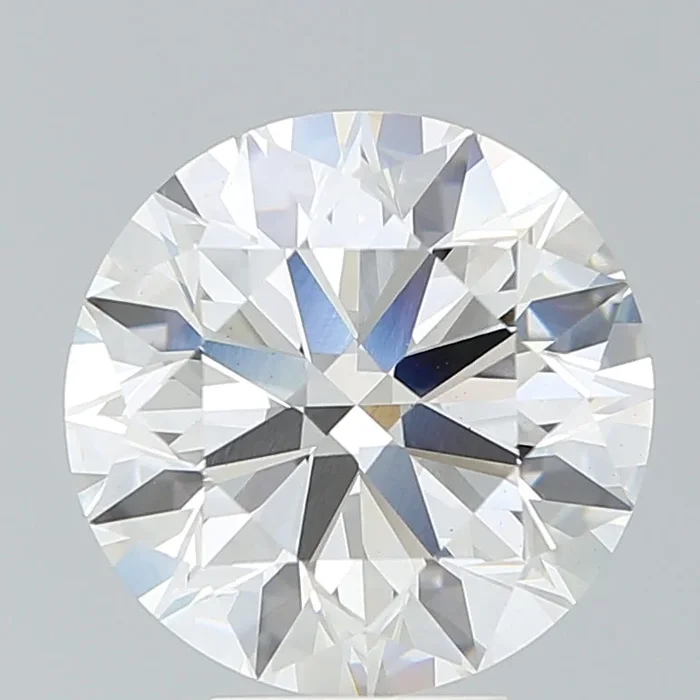 6.02 Carat Round Shaped, Excellent Cut, G Color, VS1 Clarity, IGI Certified Lab Grown Diamond