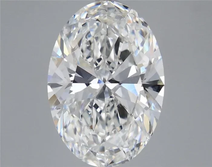 6.07 Carat Oval Shaped, Ideal Cut, E Color, VVS2 Clarity, IGI Certified Lab Grown Diamond