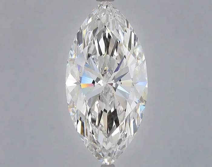 6.10 Carat Marquise Shaped, Ideal Cut, F Color, VS1 Clarity, IGI Certified Lab Grown Diamond