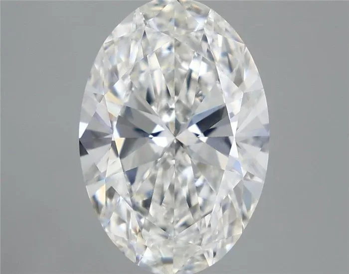 6.41 Carat Oval Shaped, Ideal Cut, F Color, VVS2 Clarity, IGI Certified Lab Grown Diamond
