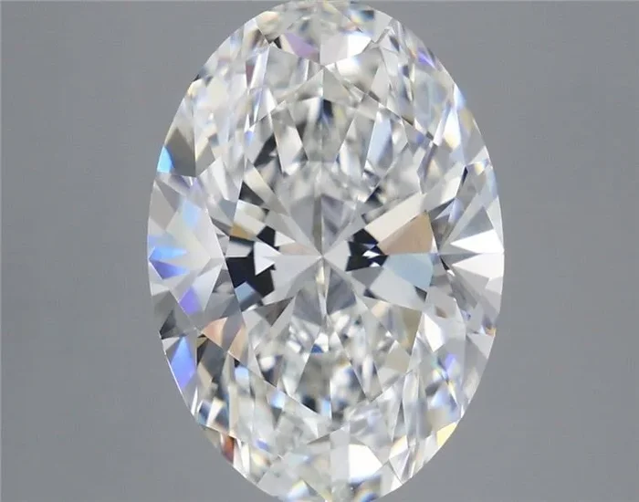 6.55 Carat Oval Shaped, Ideal Cut, F Color, VVS2 Clarity, IGI Certified Lab Grown Diamond