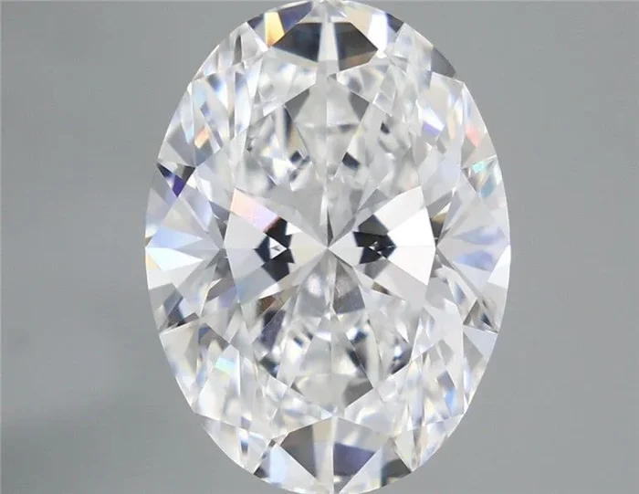 6.56 Carat Oval Shaped, Ideal Cut, E Color, VVS2 Clarity, IGI Certified Lab Grown Diamond