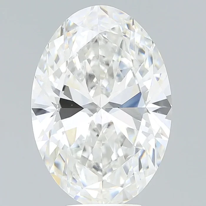 6.57 Carat Oval Shaped, Very Good Cut, F Color, VS1 Clarity, IGI Certified Lab Grown Diamond