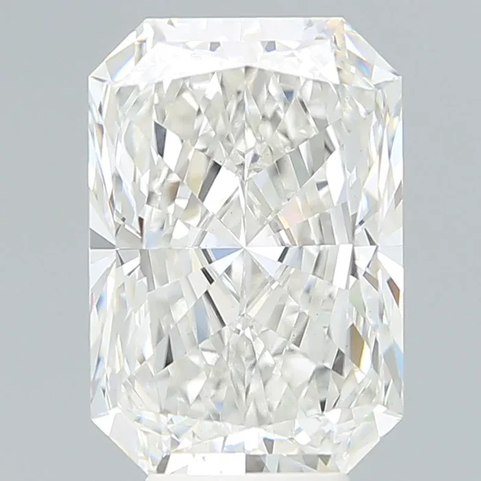 6.70 Carat Radiant Shaped, Very Good Cut, G Color, VS1 Clarity, IGI Certified Lab Grown Diamond