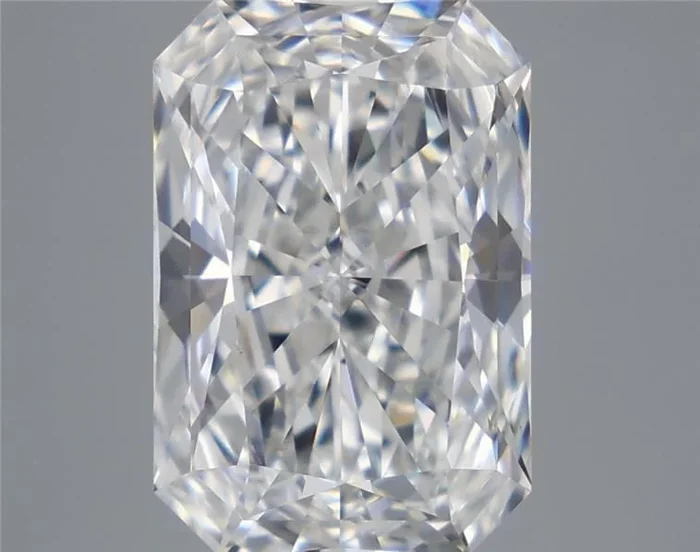 7.04 Carat Radiant Shaped, Ideal Cut, E Color, VS1 Clarity, IGI Certified Lab Grown Diamond