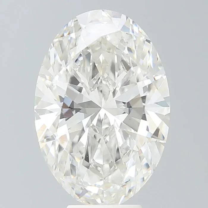 7.08 Carat Oval Shaped, Very Good Cut, G Color, VS1 Clarity, IGI Certified Lab Grown Diamond