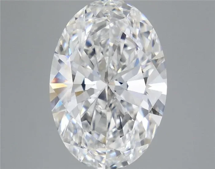 7.37 Carat Oval Shaped, Ideal Cut, D Color, VVS2 Clarity, IGI Certified Lab Grown Diamond