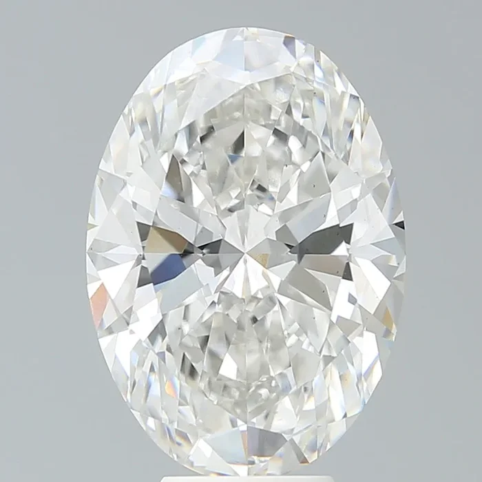 7.60 Carat Oval Shaped, Very Good Cut, G Color, VS2 Clarity, IGI Certified Lab Grown Diamond