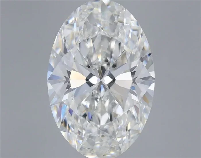 8.07 Carat Oval Shaped, Ideal Cut, F Color, VVS2 Clarity, IGI Certified Lab Grown Diamond