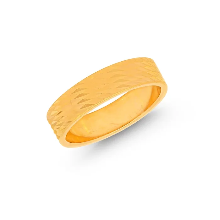 8 Size Band in 22K Gold