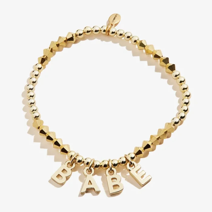 ‘Babe’ Beaded Stretch Bracelet