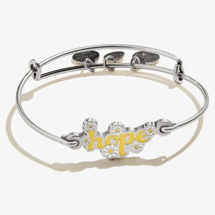 ‘Hope’ Inline Charm Bangle
