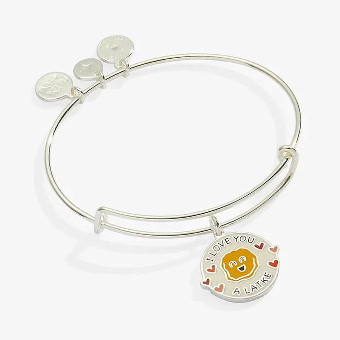 ‘I Love You a Latke’ Charm Bangle