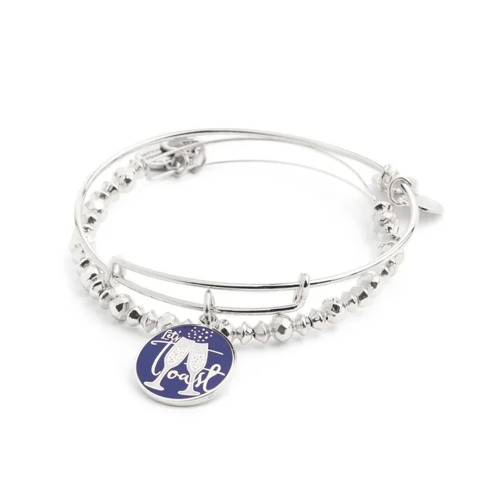 ‘Let’s Toast’ Bracelets, Set of 2