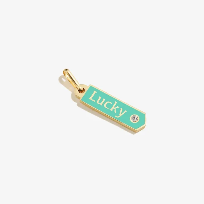 ‘Lucky’ Tag Charm