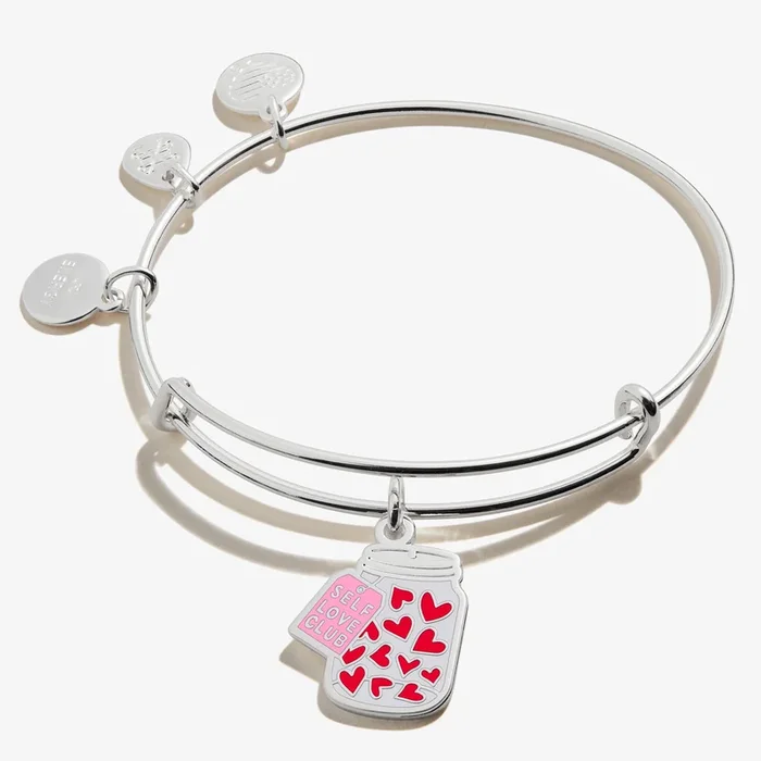 ‘Self Love Club’ Charm Bangle Bracelet