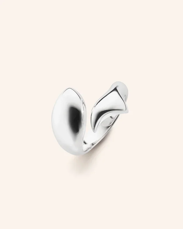 “Perseverance” Fish Sterling Silver Ring