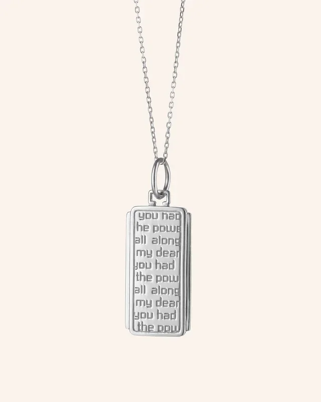 “Power” Dorothy Sterling Silver Necklace