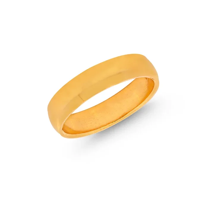 9.75 Plain Band in 22K Gold