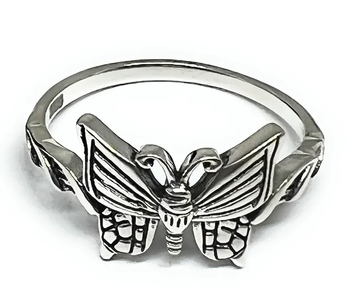 .925 Silver Classic Butterfly Ring (FCS 01)
